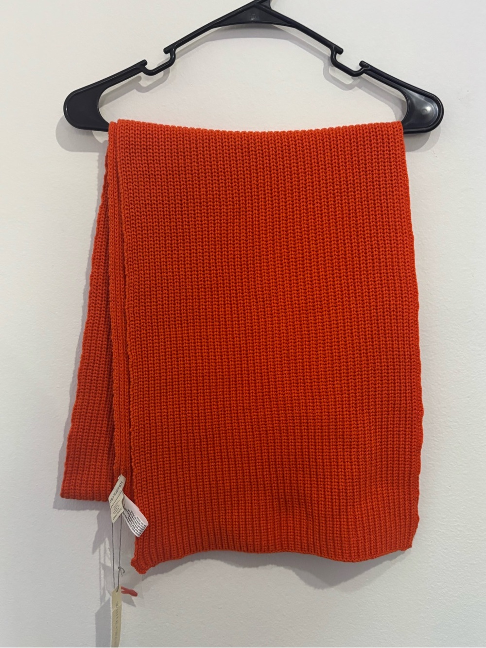 NWT White + Warren Scarf Cotton Wool Blend Winter Cotton Scarf